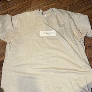 Supreme Cream box logo brand new size xl